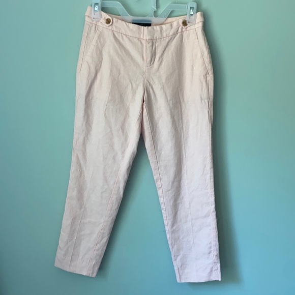 NWT banana republic pink Avery petite pants - Picture 1 of 3